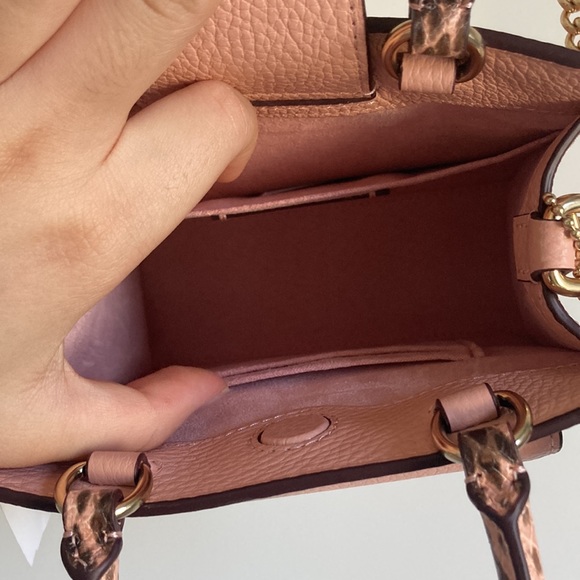 NWT Coach pink mini pepper bag - Picture 3 of 6